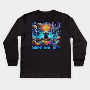 Dimensional Trip Kids Long Sleeve T-Shirt